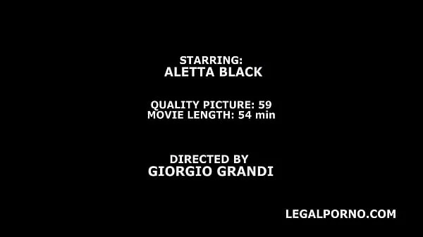 Double Anal Creampie Aletta Black meets 2 BBC with Balls Deep Anal, DAP, Gapes, Creampie & Swallow GIO1307