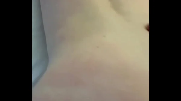 Skinny slut small tits creamy pussy eats cum