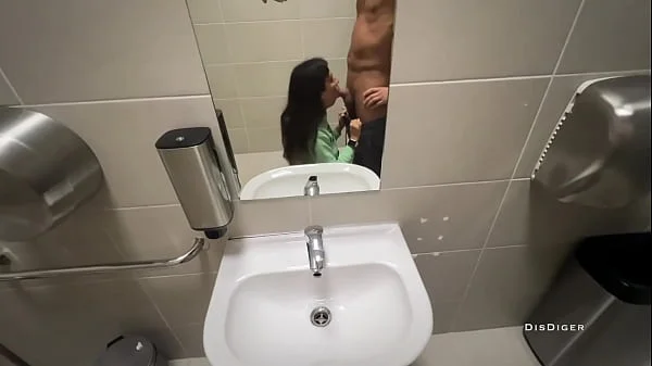 Risky Sex in Public Toilet in Mall