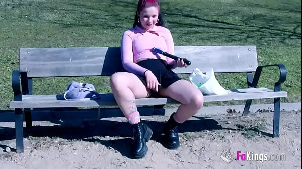 Nowadays' teens hobbies: Teen Inna Black likes showing herself in public!!
