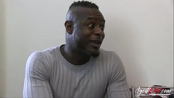 AGEDLOVE British Mature Enjoying Hardcore Interview With Big Black Cock