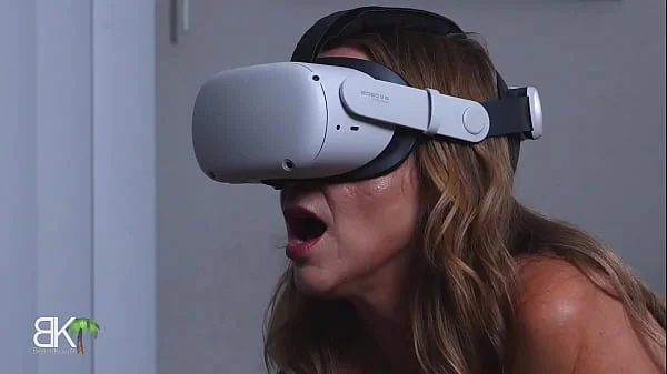 Dumb StepMom Tricked by VR Gamer StepSon - Scene 1of3 - FREE!