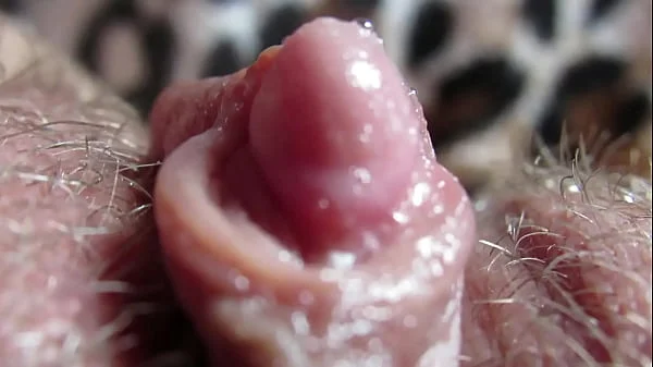 Extreme Closeup On My Huge Pulsating Clit Head