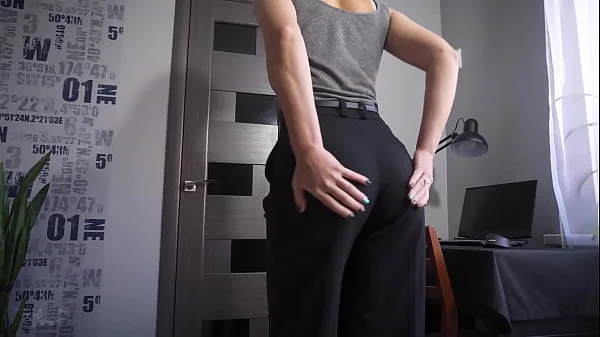 Secretary Pants Too Tight So They Rip Open