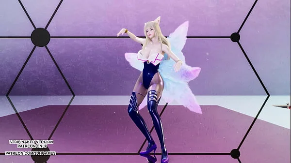 [MMD] CHUNG HA - PLAY KDA Ahri Sexy Kpop Dance League Of Legends Uncensored Hentai