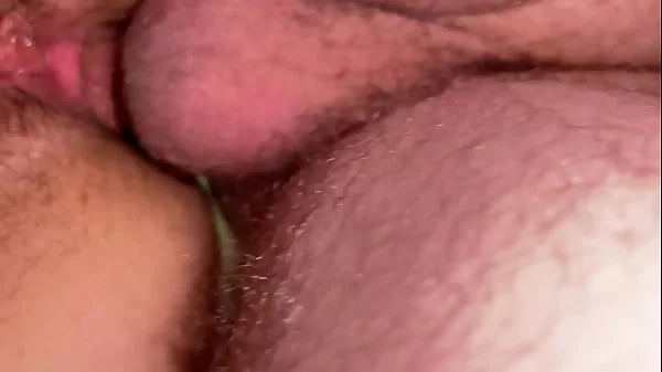 Guy fucks gf in the wrong hole but she likes it and gives him permission to cum inside