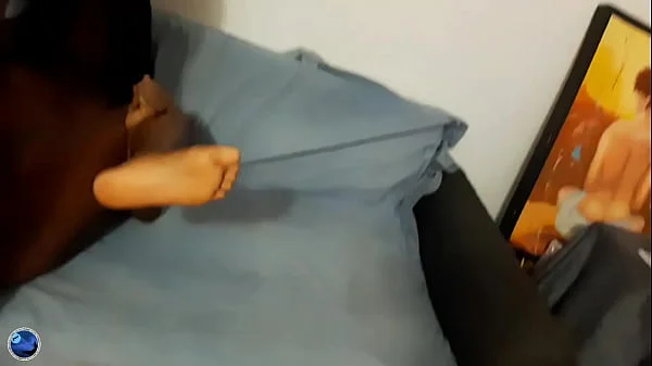 Big black dick drill african pussy on a couch