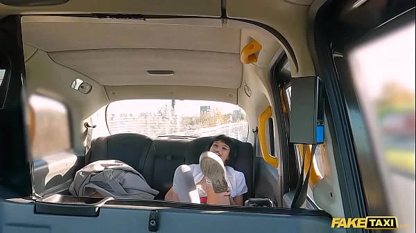 Fake Taxi Super Sexy French Student Seduces Taxi Driver for a Free Ride