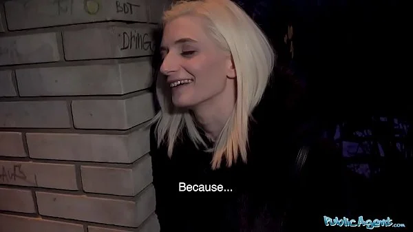 Public Agent Pretty skinny student receives facial in cheap Czech hotel