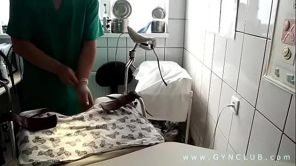 Orgasm on gyno chair