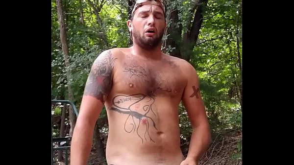 Outdoors Huge fast cumshot at work, so horny.