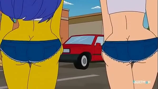 Sexy Carwash Scene - Lois Griffin / Marge Simpsons