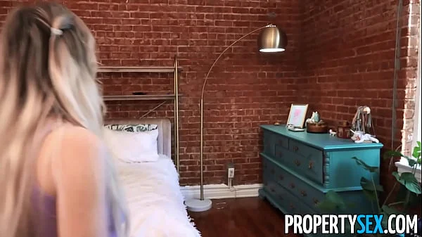 PropertySex Blonde Babe Convinces Building Manager To Rent Apartment To Her