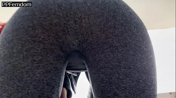 POV Double Ass Worship and Spitting Outdoor With Mistresses Kira and Sofi In Leggings