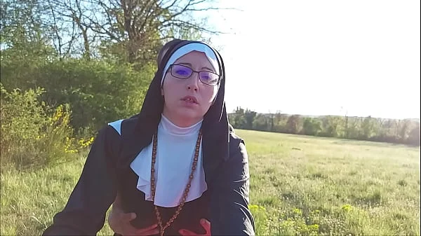 This nun gets her ass filled with cum before she goes to church !!