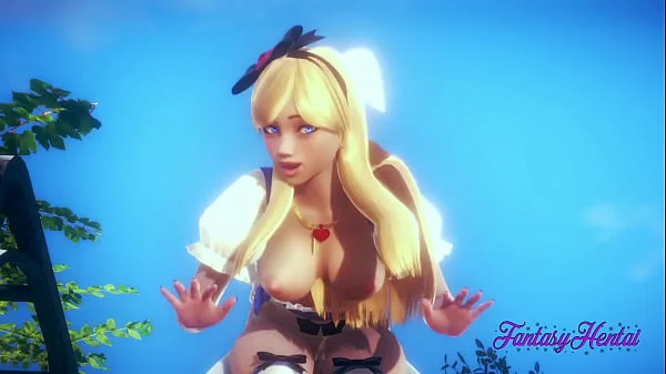 Alice in The Wonderland Hentai 3D - Alice is Fucked by White Rabbit and he cums in her pussy- Animation Japanese Porn Video