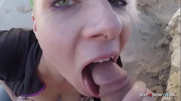 A Sneaky Outdoor Blowjob