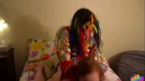 Mia Dior Getting Her Pussy Punished by Gibby The Clown