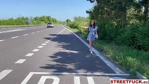 STREETFUCK.com LITTLE CAPRICE fuck a STRANGER with condom