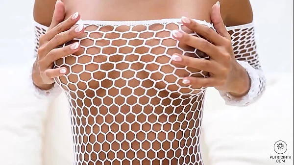 Asian model Putri Cinta reveals tight ass hole in Home Comforts