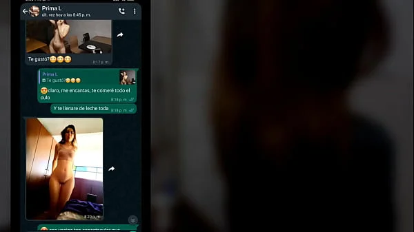 Whatsapp Con Mi Prima Se pone Caliente y termina en mi cuarto   VIDEO