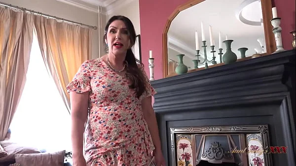 AuntJudysXXX - Your Mature Big Tit Stepmom Josephine sucks your cock (POV)